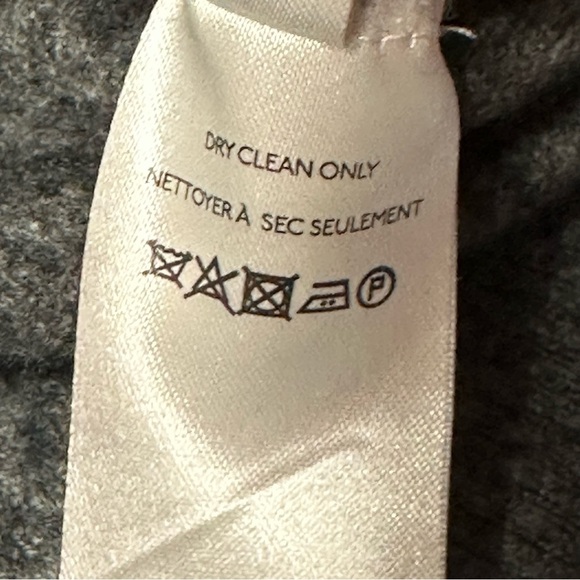 Anthropologie 100% Cashmere Pilcro Mock Neck Crop Sweater in Gray Size: XS - Picture 6 of 11